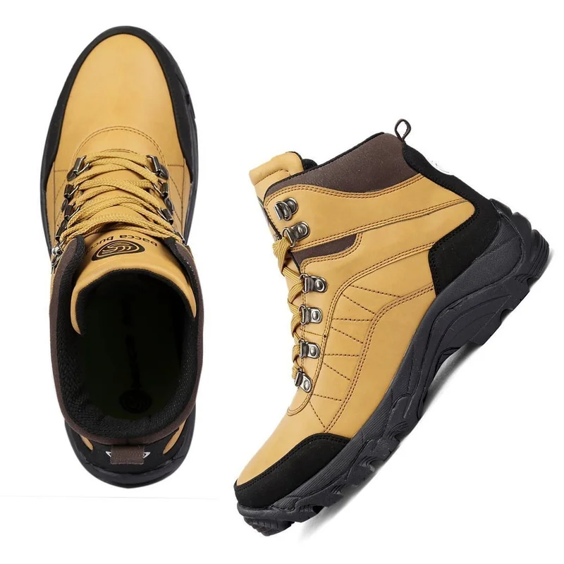 Bacca Bucci Tan Sprite Outdoor Hiking Boots for Men | Best Price UAE